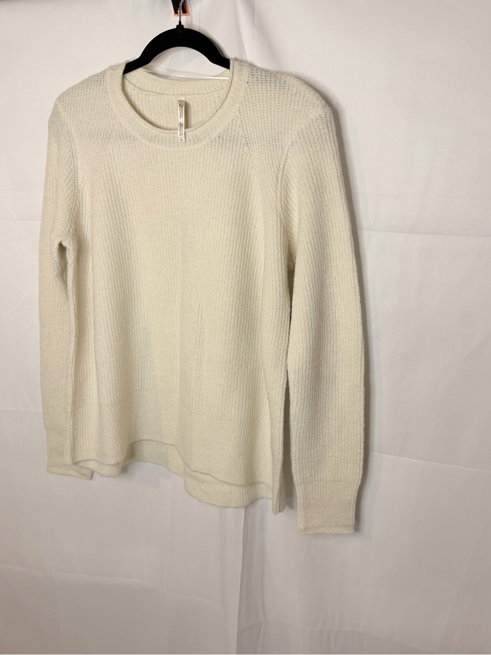 Kuhl Cream Crew Neck Lightweight Knit Sweater